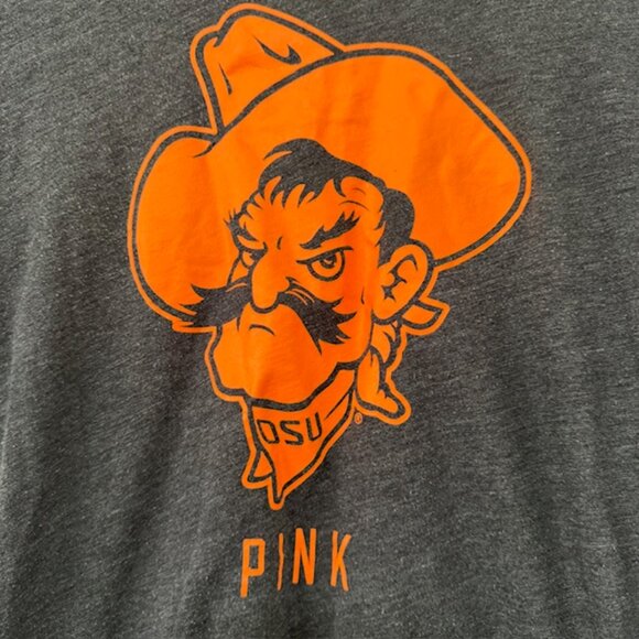 Oklahoma‎ State Tshirt Womens Size Small by Victoria Secret (PINK) EUC - Picture 2 of 8